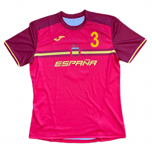 Camiseta Selección Española de Balonmano. Eduardo Gurbindo. Juegos Olímpicos Tokio