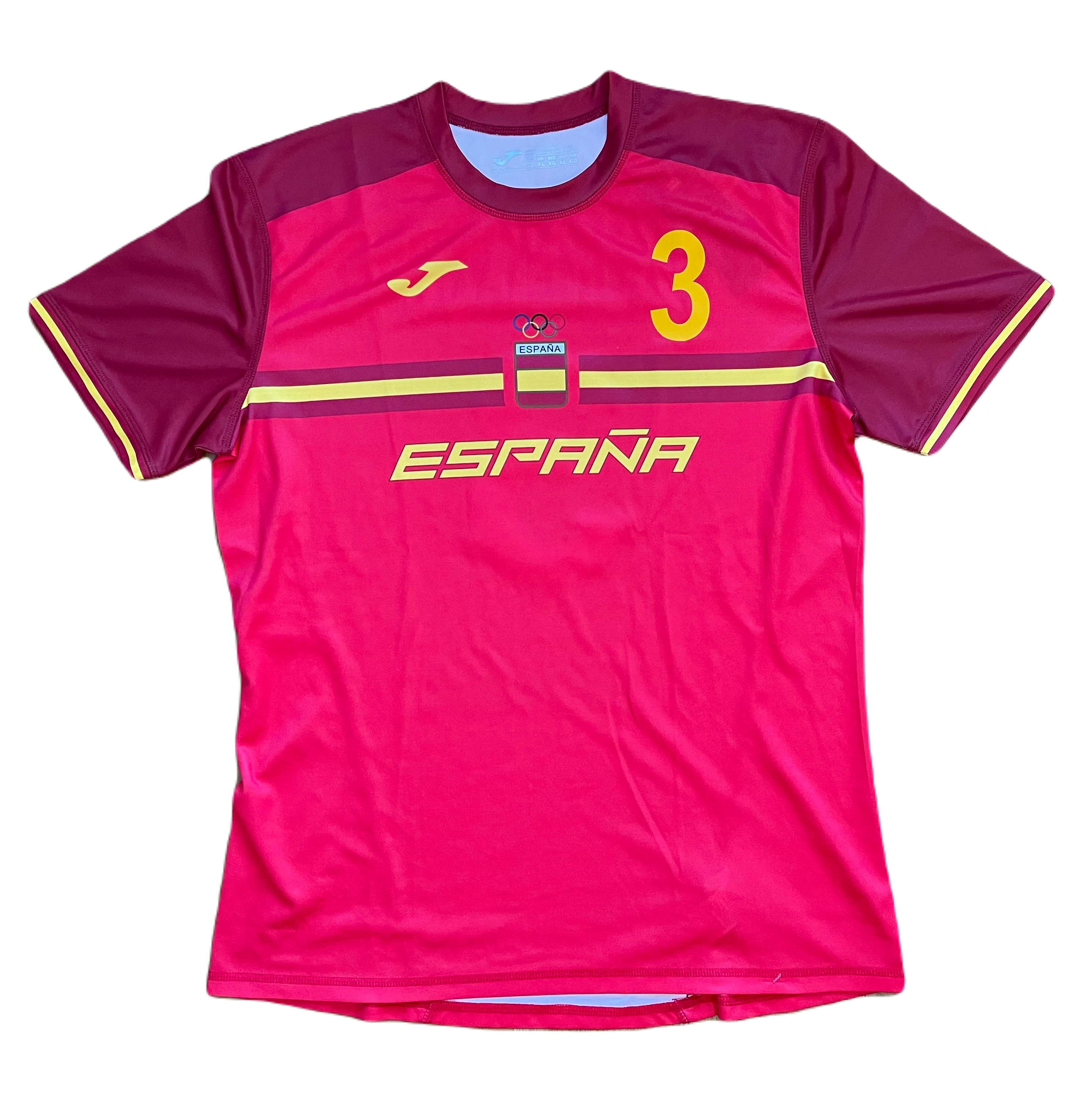 Camiseta Selección Española de Balonmano. Eduardo Gurbindo. Juegos Olímpicos Tokio 2020